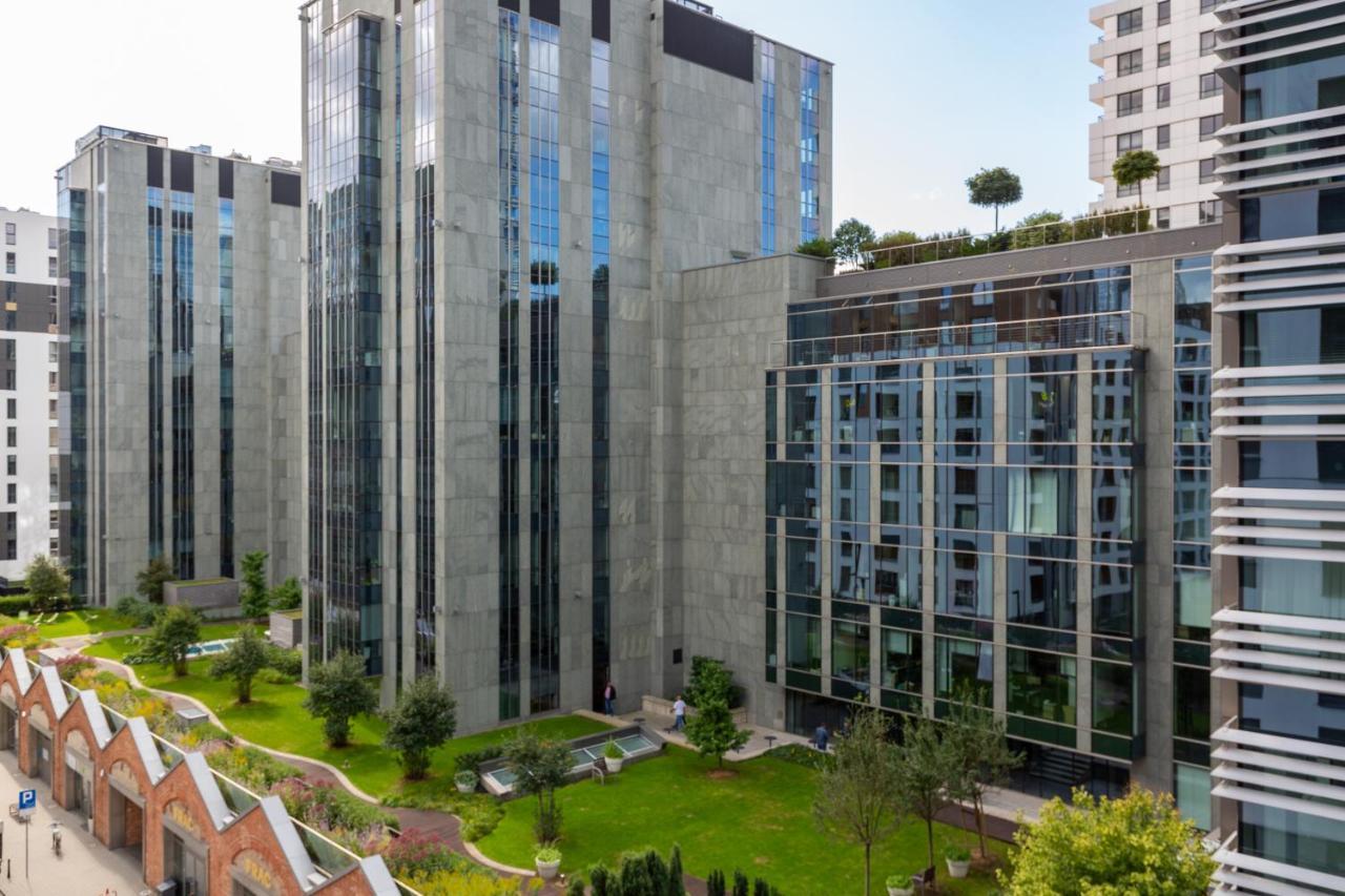 City Center Apartments Grzybowska With Parking By Noclegi Renters Warschau Exterior foto