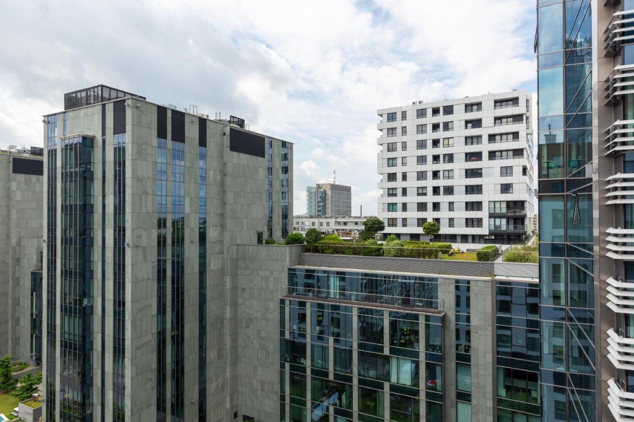 City Center Apartments Grzybowska With Parking By Noclegi Renters Warschau Exterior foto