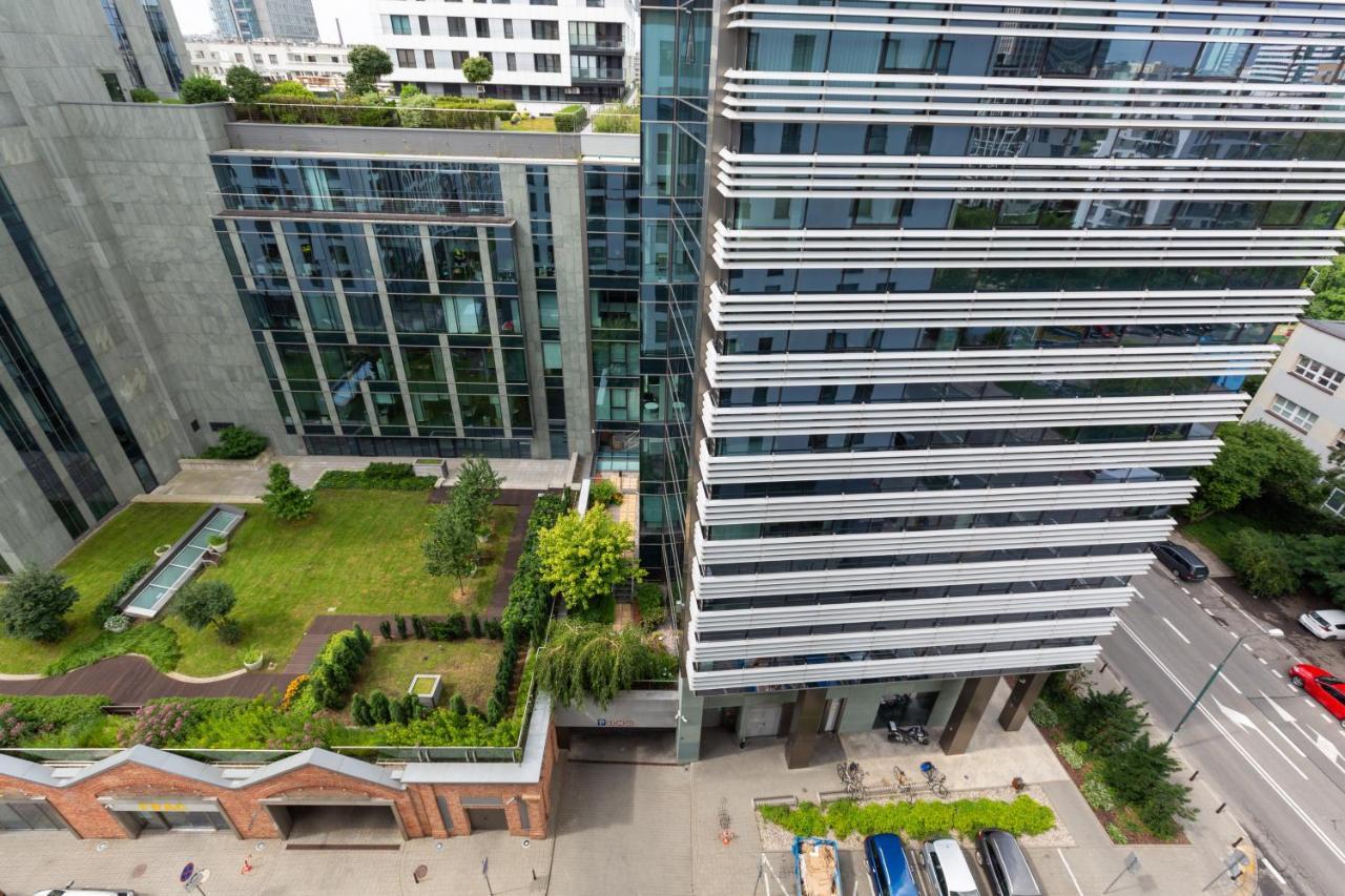 City Center Apartments Grzybowska With Parking By Noclegi Renters Warschau Exterior foto